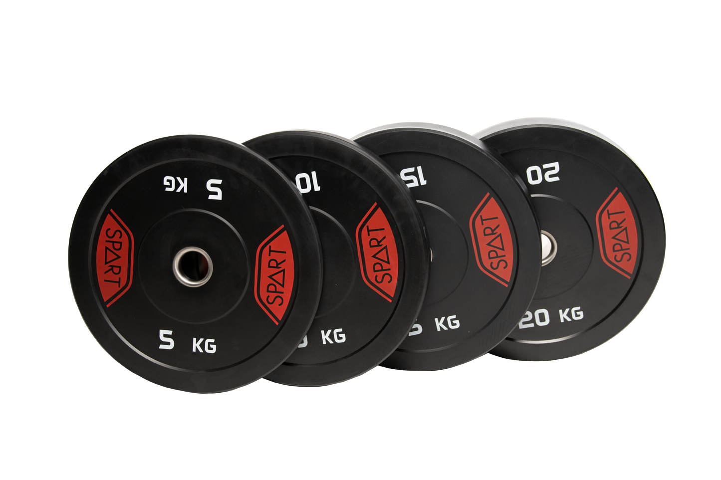 Black Bumper Plates (sold in pairs)